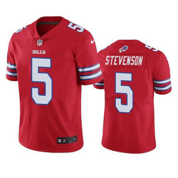 Nike Buffalo Bills #5 Marquez Stevenson Red Vapor Untouchable Authentic Stitched NFL Jersey