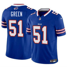 Nike Buffalo Bills #51 Kendrick Green Blue Vapor Untouchable Authentic Stitched NFL Jersey