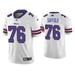 Nike Buffalo Bills #76 Rodger Saffold White Vapor Untouchable Authentic Stitched NFL Jersey