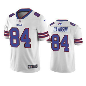 Nike Buffalo Bills #84 Zach Davidson White Vapor Untouchable Authentic Stitched NFL Jersey