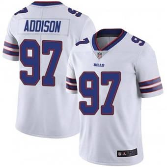 Nike Buffalo Bills #97 Mario Addison White Vapor Untouchable Stitched Football Jersey