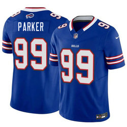 Nike Buffalo Bills #99 T.J. Parker Blue 2026 Draft Authentic Stitched NFL Jersey
