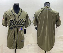 Nike Buffalo Bills Blank 2022 Salute To Service Joint baseball jersey