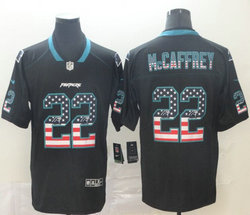 Nike Carolina Panthers #22 Christian McCaffrey USA Flag Vapor Untouchable Authentic Stitched NFL jersey