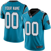 Nike Carolina Panthers Customized Blue Limited Vapor Untouchable Authentic Stitched NFL Jerseys