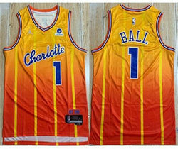 Nike Charlotte Hornets #1 LaMelo Ball 2025-26 Orange City Edition Swingman Jersey