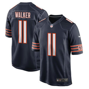 Nike Chicago Bears #11 P.J. Walker Blue Vapor Untouchable Authentic Stitched NFL Jersey