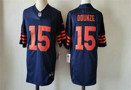 Nike Chicago Bears #15 Rome Odunze Blue Rush Authentic Stitched NFL Jersey
