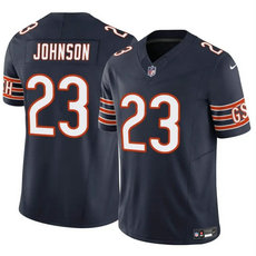 Nike Chicago Bears #23 Roschon Johnson Blue Vapor Untouchable Authentic Stitched NFL Jersey