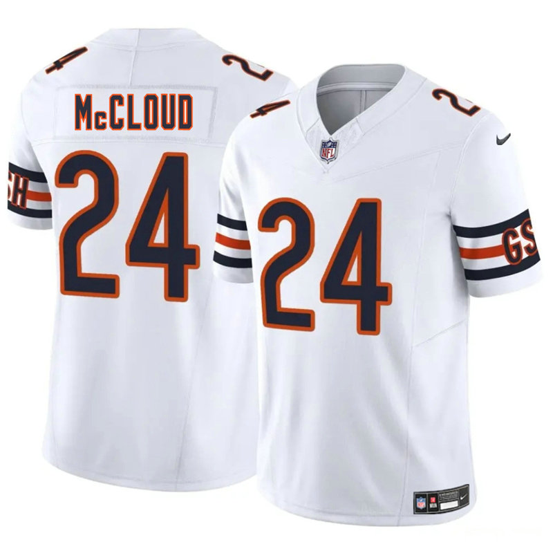 Nike Chicago Bears #24 Nick McCloud White Vapor Untouchable Authentic Stitched NFL Jersey