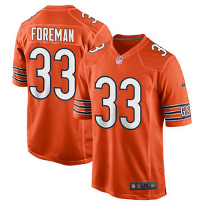 Nike Chicago Bears #33 Donta Foreman Orange Vapor Untouchable Authentic Stitched NFL Jersey