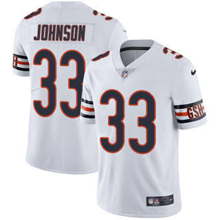 Nike Chicago Bears #33 Jaylon Johnson White Vapor Untouchable Authentic stitched NFL jersey