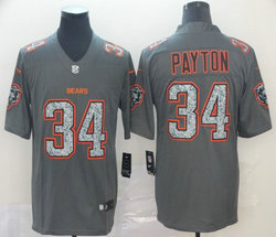 Nike Chicago Bears #34 Walter Payton Gray Fashion Static Limited Authentic Stitched NFL Jersey