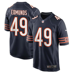 Nike Chicago Bears #49 Tremaine Edmunds Blue Vapor Untouchable Authentic Stitched NFL Jersey
