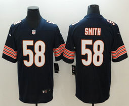 Nike Chicago Bears #58 Roquan Smith Blue Vapor Untouchable 2018 NFL Draft First Round Pick Authentic stitched NFL jersey
