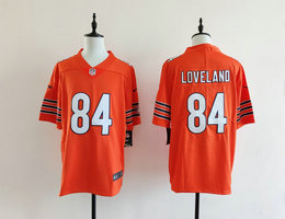 Nike Chicago Bears #84 Colston Loveland Orange Vapor Untouchable Limited Stitched Football Jersey
