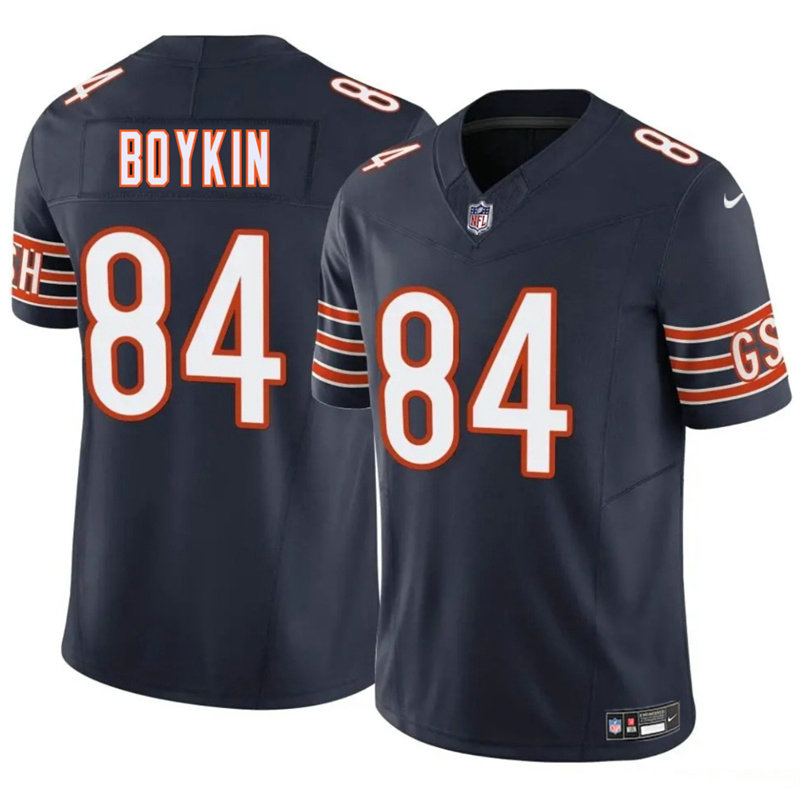 Nike Chicago Bears #84 Miles Boykin Navy Vapor Untouchable Authentic Stitched NFL Jersey
