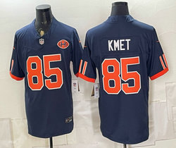 Nike Chicago Bears #85 Cole Kmet Navy 2026 Rivalries Stitched Football Jersey