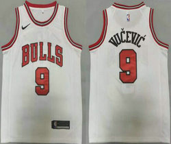 Nike Chicago Bulls #9 Nikola Vucevic White Authentic Stitched NBA jersey