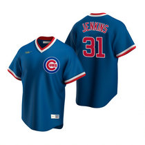 Nike Chicago Cubs #31 Ferguson Jenkins Blue Pullover Authentic Stitched MLB Jersey