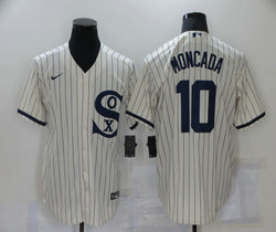 Nike Chicago White Sox #10 Yoan Moncada 2021 Field of Dreams With Name Game Authentic Stitched MLB Jersey