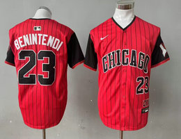Nike Chicago White Sox #23 Michael Jordan Red 2025 City 25 front MLB Jersey
