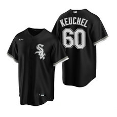 Nike Chicago White Sox #79 Dallas Keuchel Black Game Authentic Stitched MLB Jersey