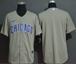 Nike Chicago White Sox #Blank Grey Game Authentic Stitched MLB Jersey