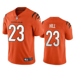 Youth Nike Cincinnati Bengals #23 Daxton Hill Orange Vapor Untouchable Stitched Football Jersey