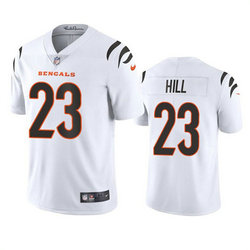 Youth Nike Cincinnati Bengals #23 Daxton Hill White Vapor Untouchable Stitched Football Jersey