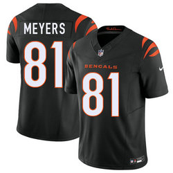 Nike Cincinnati Bengals #81 Dohnte Meyers Black Authentic Stitched NFL Jersey