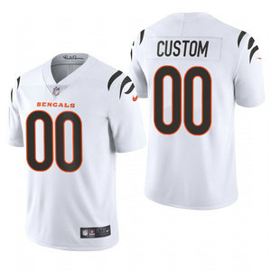 Nike Cincinnati Bengals Custom White 2021 Vapor Untouchable NFL Jersey