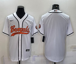 Nike Cincinnati Bengals White Joint Adults Authentic Stitched baseball jersey
