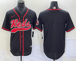 Nike Cincinnati Reds Blank Black Joint baseball jersey