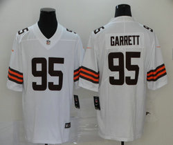 Nike Cleveland Browns #95 Myles Garrett 2020 White Vapor Untouchable Authentic stitched NFL jersey
