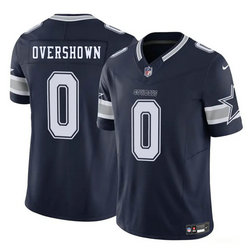 Nike Dallas Cowboys #0 DeMarvion Overshown Navy Stitched Jersey