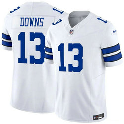 Nike Dallas Cowboys #13 Caleb Downs White 2026 Draft Authentic Stitched NFL Jersey