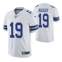 Nike Dallas Cowboys #19 Chris Naggar White Vapor Untouchable Authentic Stitched NFL Jersey