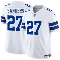 Nike Dallas Cowboys #27 Miles Sanders White Vapor Untouchable Authentic Stitched NFL Jersey