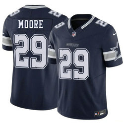 Nike Dallas Cowboys #29 Devin Moore Navy 2026 Draft Authentic Stitched NFL Jersey