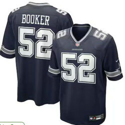 Nike Dallas Cowboys #52 Tyler Booker Blue 2025 Draft Stitched NFL Jersey