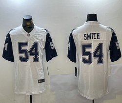 Nike Dallas Cowboys #54 Jaylon Smith White Rush Authentic Stitched NFL Jersey