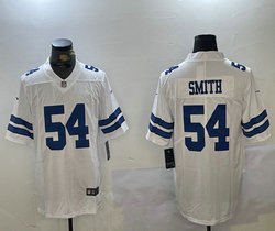 Nike Dallas Cowboys #54 Jaylon Smith White Vapor Untouchable Authentic Stitched NFL Jersey