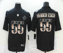 Nike Dallas Cowboys #55 Leighton Vander Black Statue Of Liberty NFL Jerseys