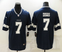 Nike Dallas Cowboys #7 Trevon Diggs Blue Limited Vapor Untouchable Authentic Stitched NFL Jerseys