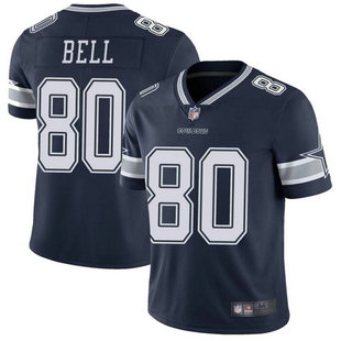Nike Dallas Cowboys #80 Blake Bell Navy Blue Vapor Untouchable Authentic stitched NFL jersey