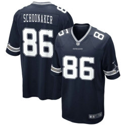 Nike Dallas Cowboys #86 Luke Schoonmaker Blue Vapor Vapor Untouchable Authentic Stitched NFL Jersey