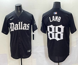 Nike Dallas Cowboys #88 CeeDee Lamb Black 5(V) Authentic Stitched NFL Jersey