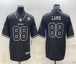 Nike Dallas Cowboys #88 CeeDee Lamb Black shadow Second Vapor Untouchable Jersey