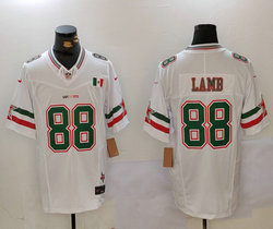 Nike Dallas Cowboys #88 CeeDee Lamb Mexico White F.U.S.E. Authentic stitched NFL jersey
